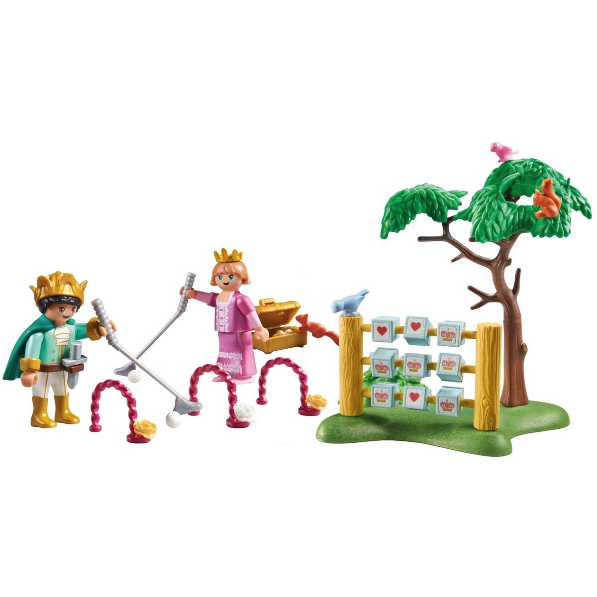 Jeux de jardin royal avec prince et princesse multicolore, PLAYMOBIL