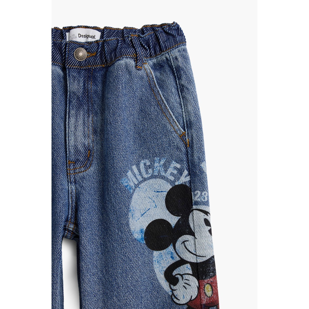 pantalon en jean Mickey™ Mouse Disney™ bleu clair, DESIGUAL