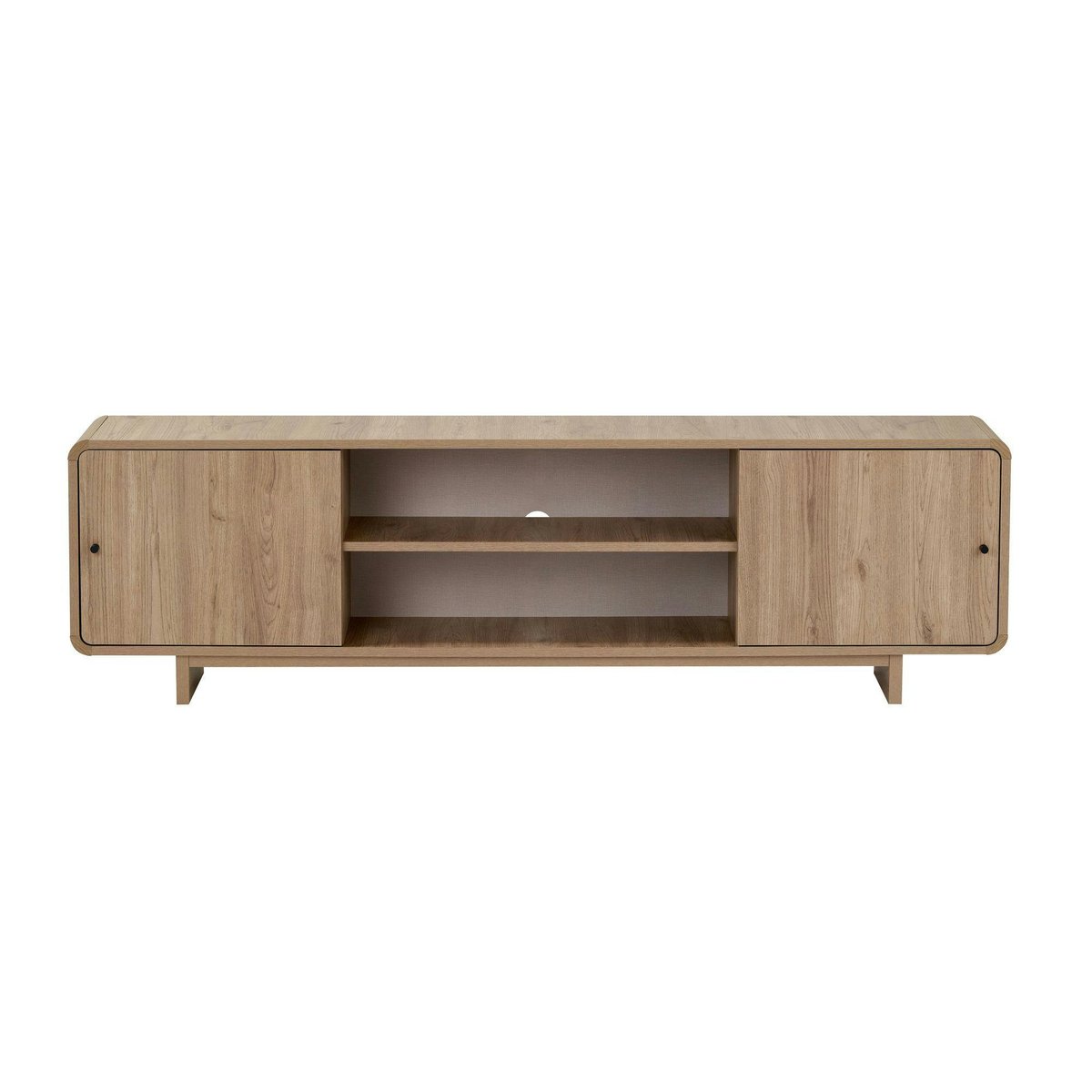 Meuble TV moderne 180 cm MARFA chêne, PIER IMPORT