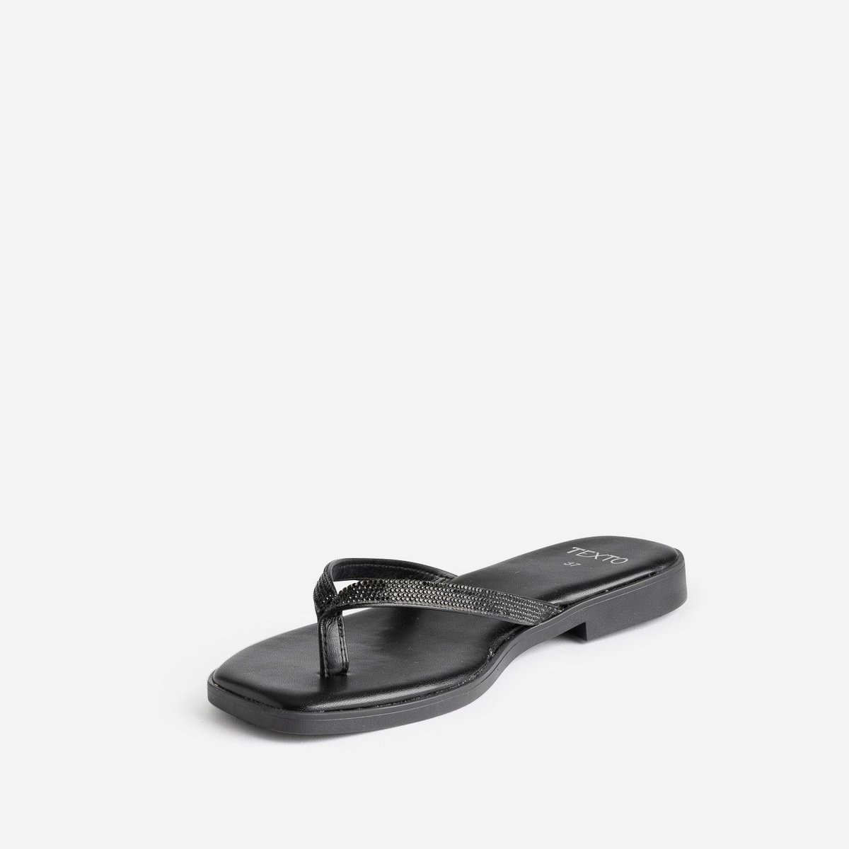 Mule MADHIA noir, TEXTO