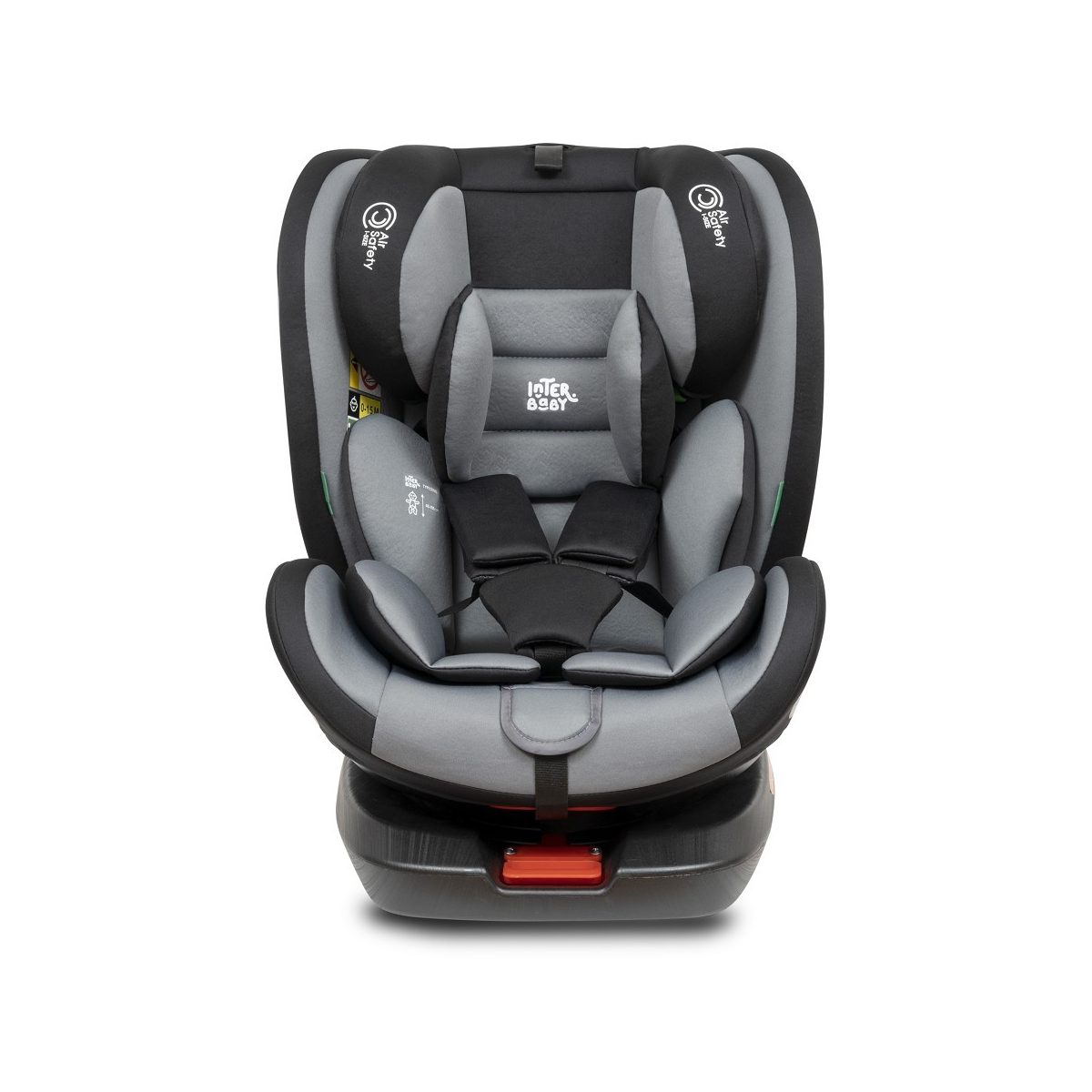 Siège auto Aruna - gris - sécurité enfant en voiture multicolore, INTERBABY