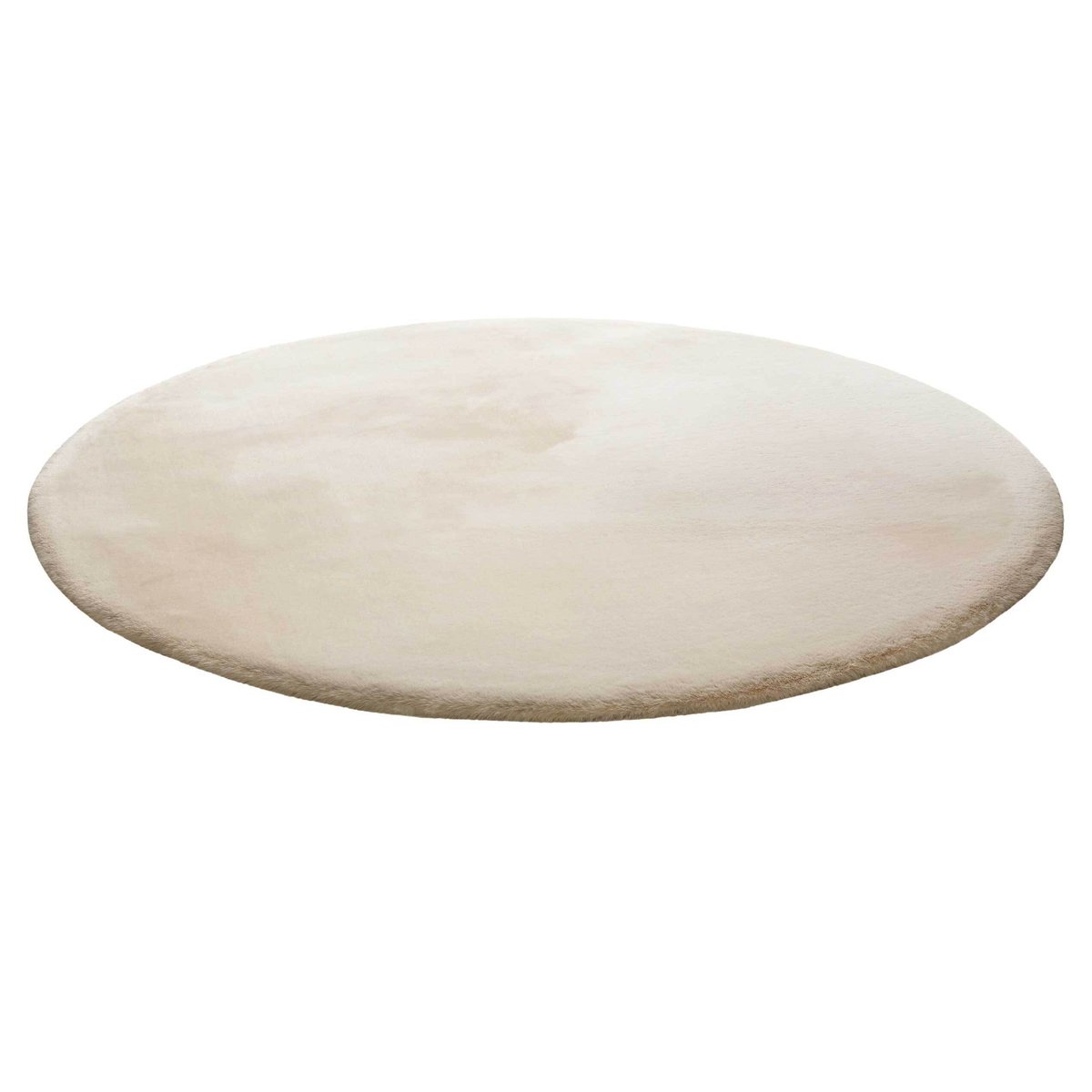 Tapis salon très douillet en microfibre ,  VITA beige crème, HOMIE LIVING