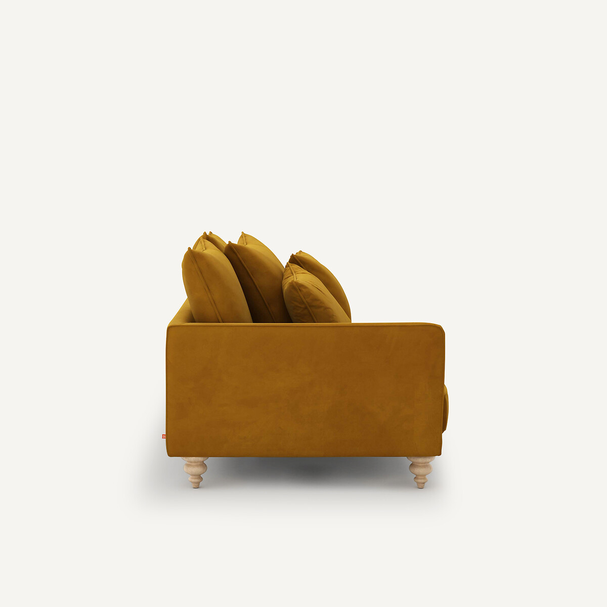 Sofa-Element Lazare, Samt senfgelb, AM.PM