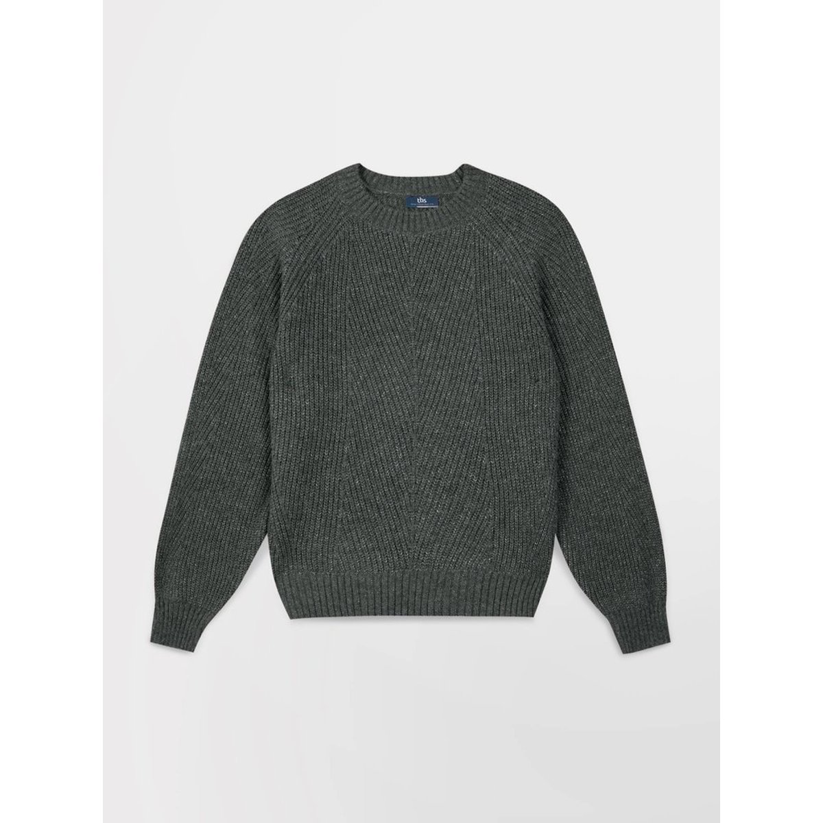 Pull col rond JENNYPUL19488 sapin, TBS