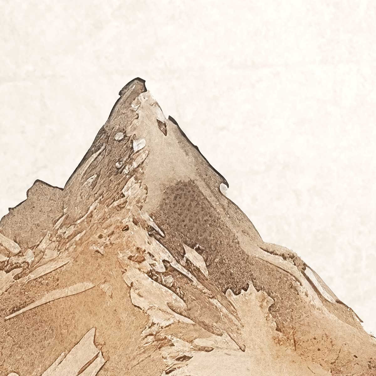 Papier peint montagne d'automne intissé, HEXOA