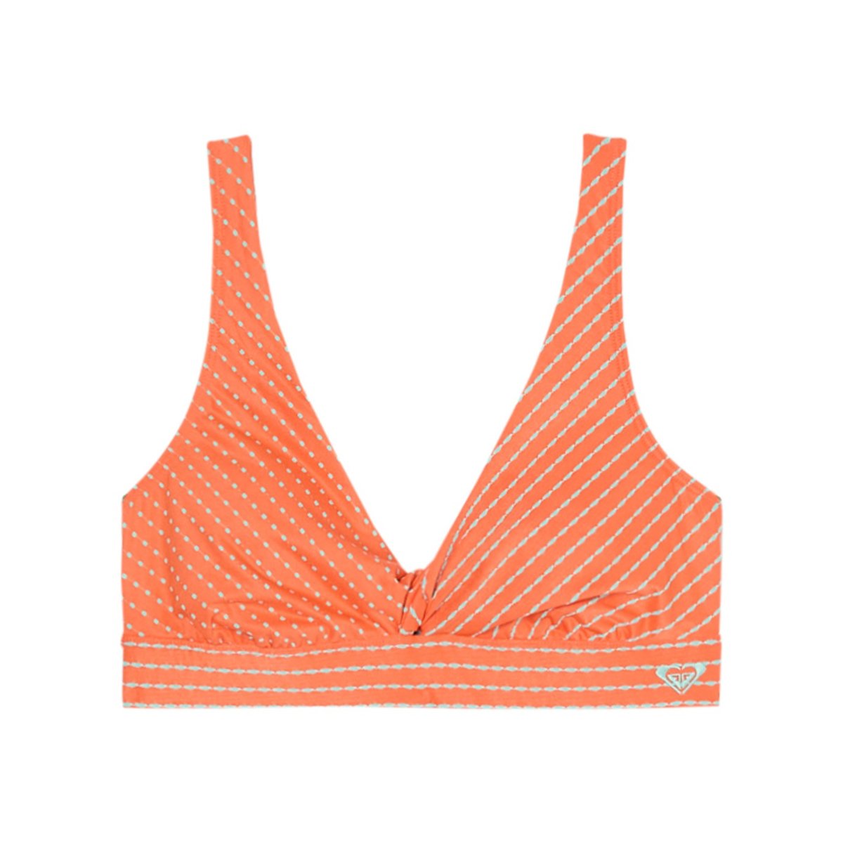 Haut de maillot de bain bikini allongé WAVY BABY ELONGATED DCUP. orange camellia, ROXY