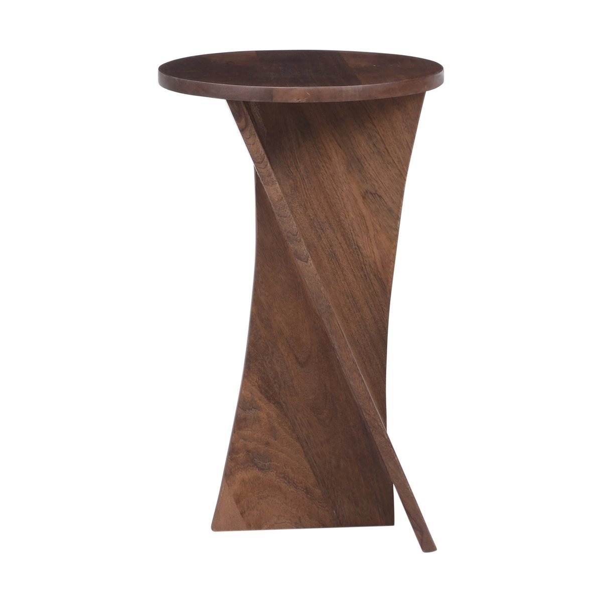 Table d'appoint, bois de manguier foncé, PATNA noyer, NORDLYS