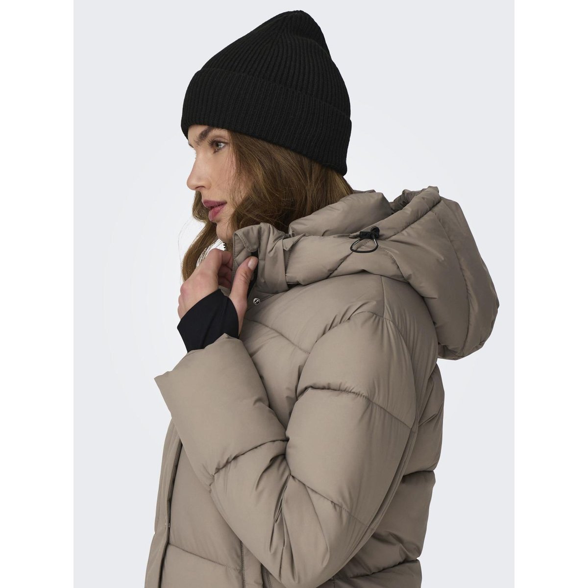Doudoune taupe gray, ONLY