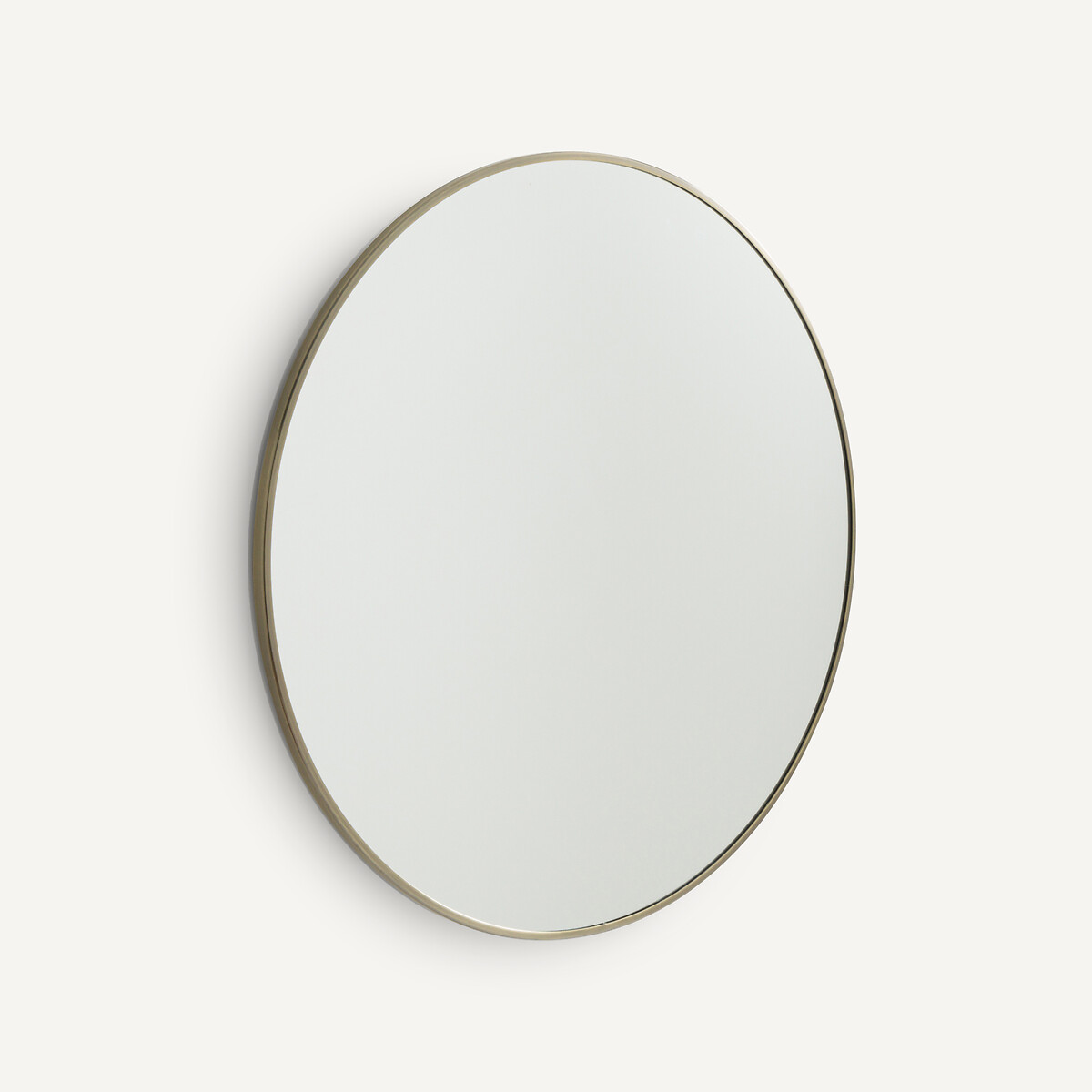 Caligone 80cm Diameter Aged Brass Round Mirror aged brass, AM.PM