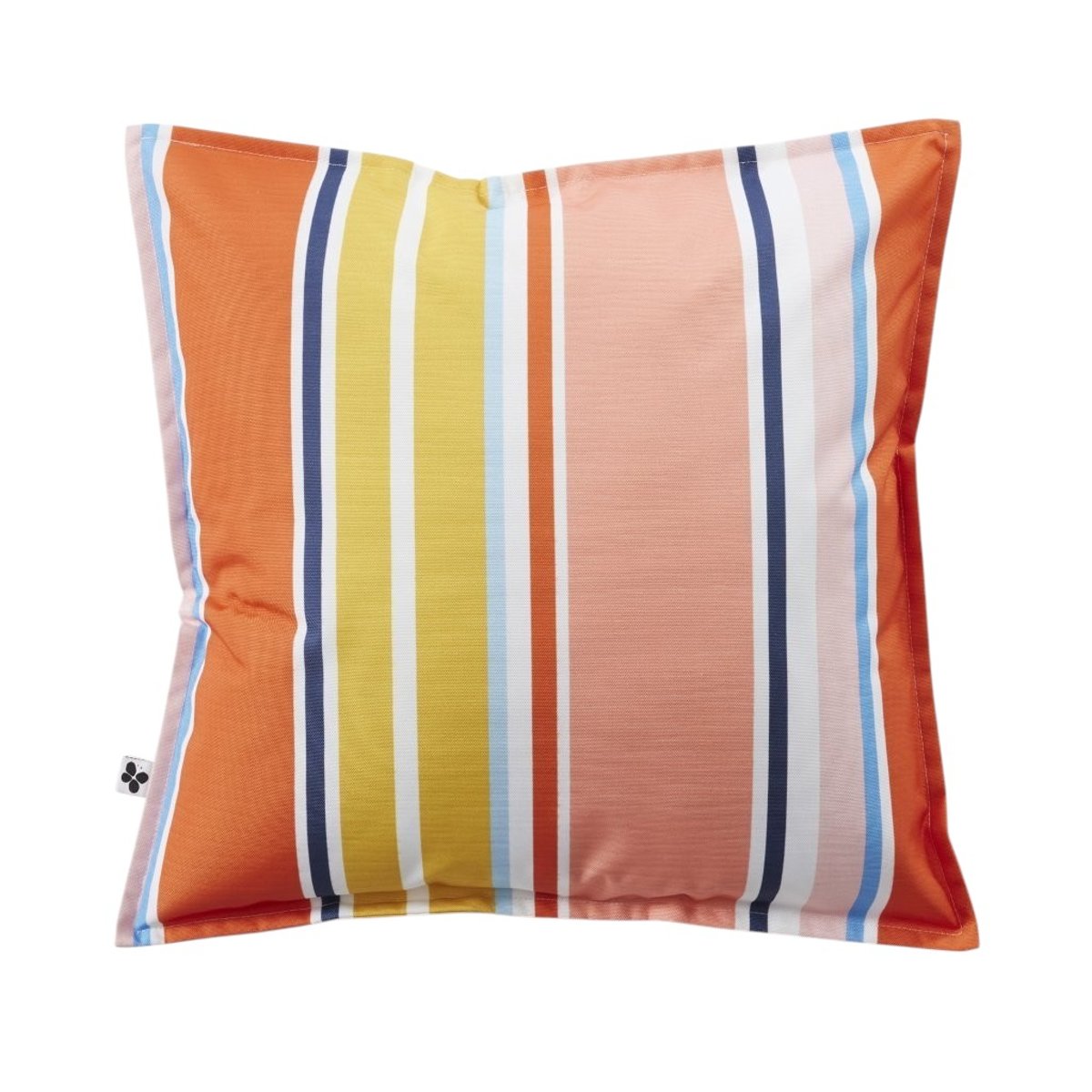 Housse de coussin Bianca déperlante et anti-UV jaune, EDEN