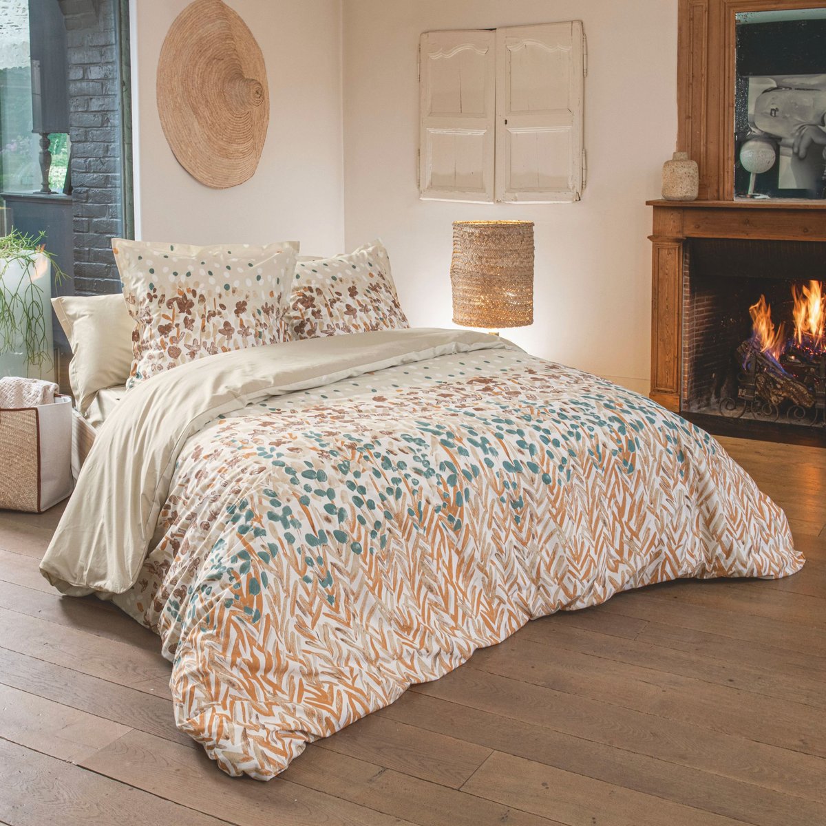 Parure de lit Evasion beige, TRADILINGE