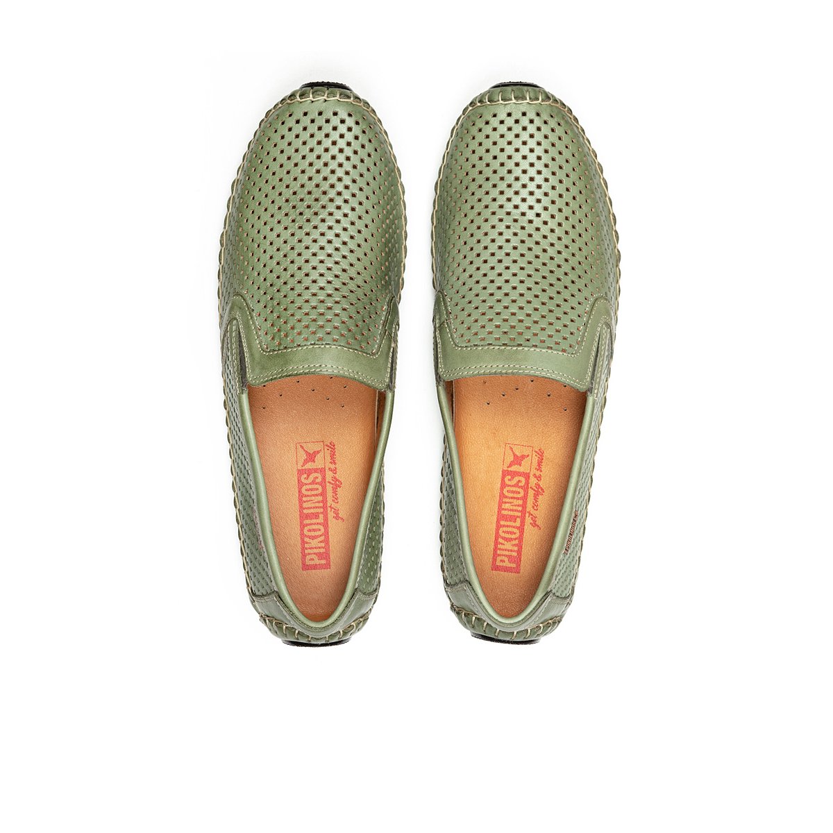 Mocassins cuir Jerez mint green, PIKOLINOS
