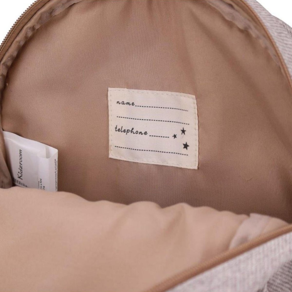 Sac à dos enfant gris, KIDZROOM