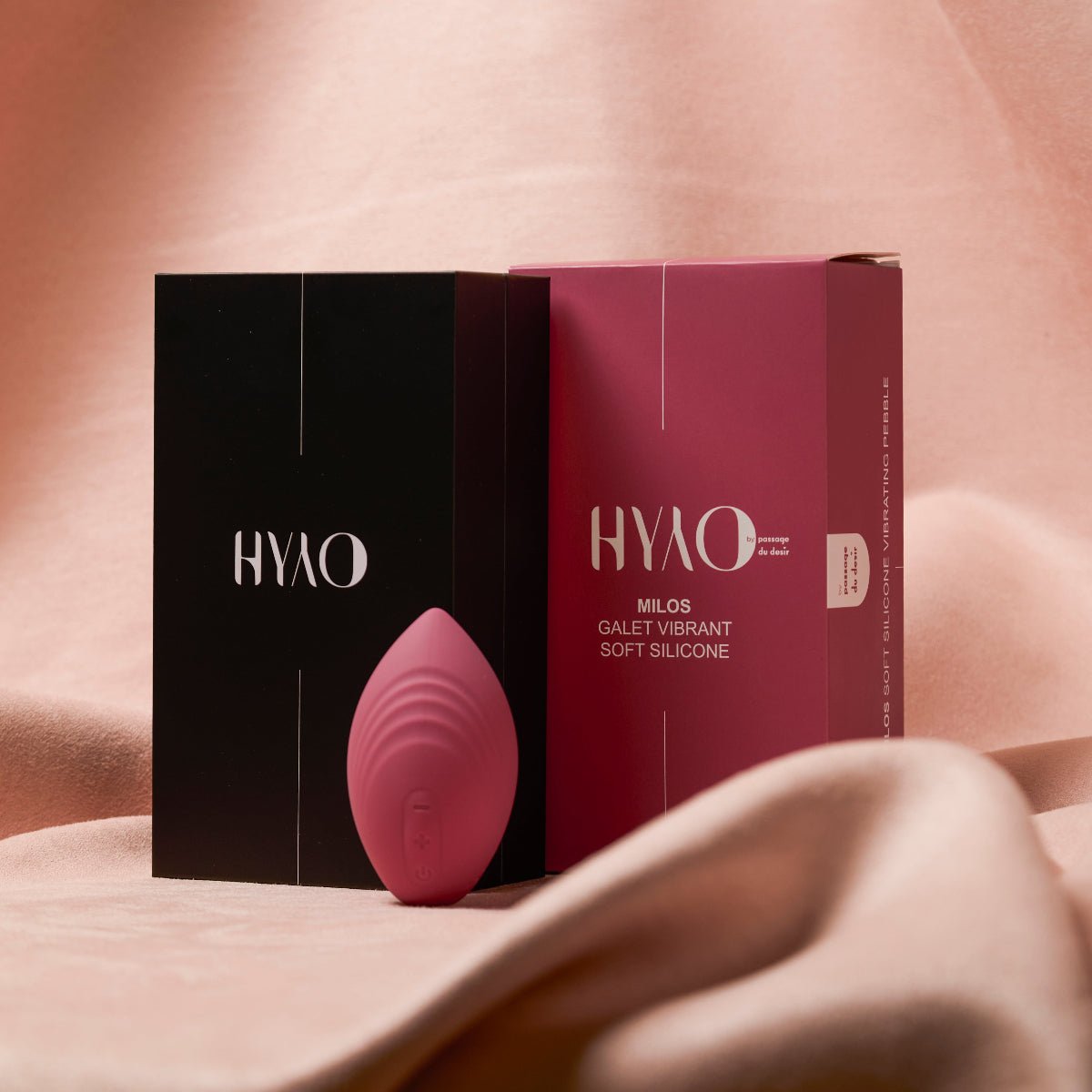 Vibromasseur Galet vibrant Milos rose, HYYO