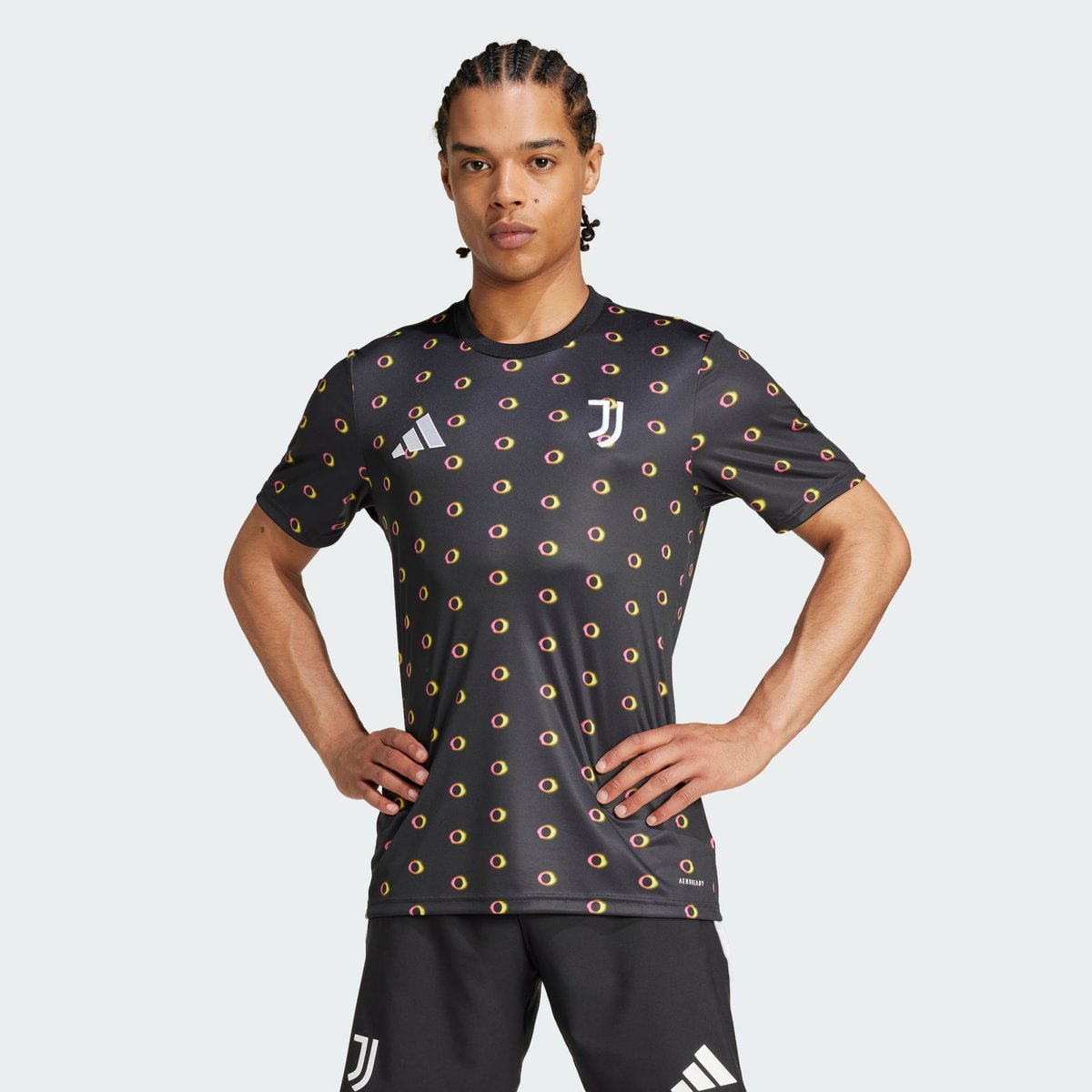 Maillot d'échauffement Juventus black, adidas Performance