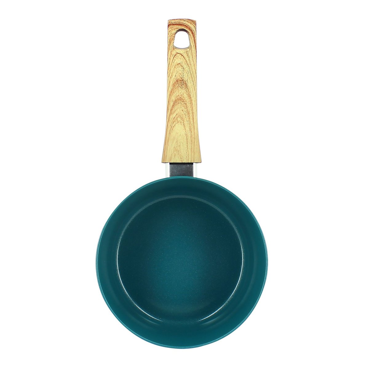 Casserole 18cm en aluminium recyclé, COLORAMA bleu canard, MENASTYL