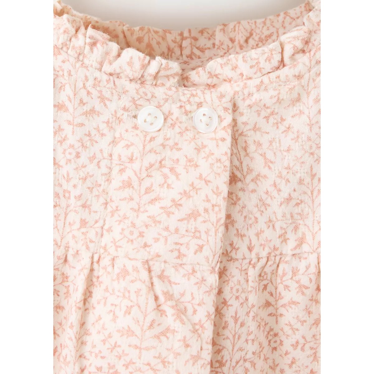 Blouse imprimée manches longue blanc cassé, MANGO BABY