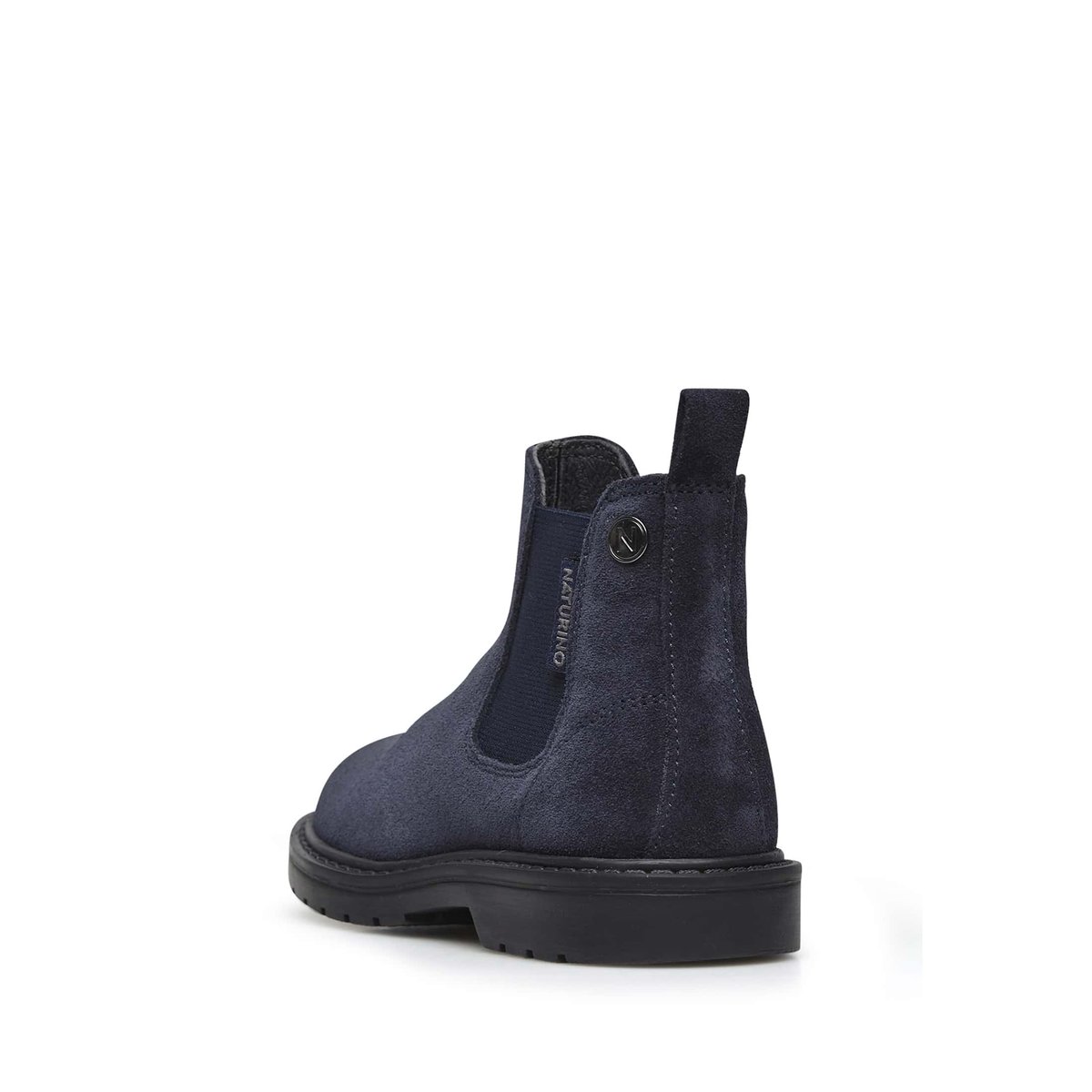 Bottines Chealsea En Suède Piccadilly marine, NATURINO