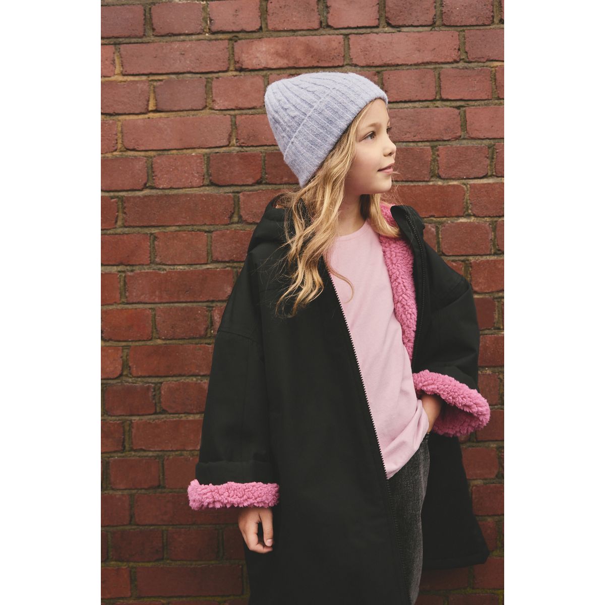 Peignoir imperméable noir, NEXT