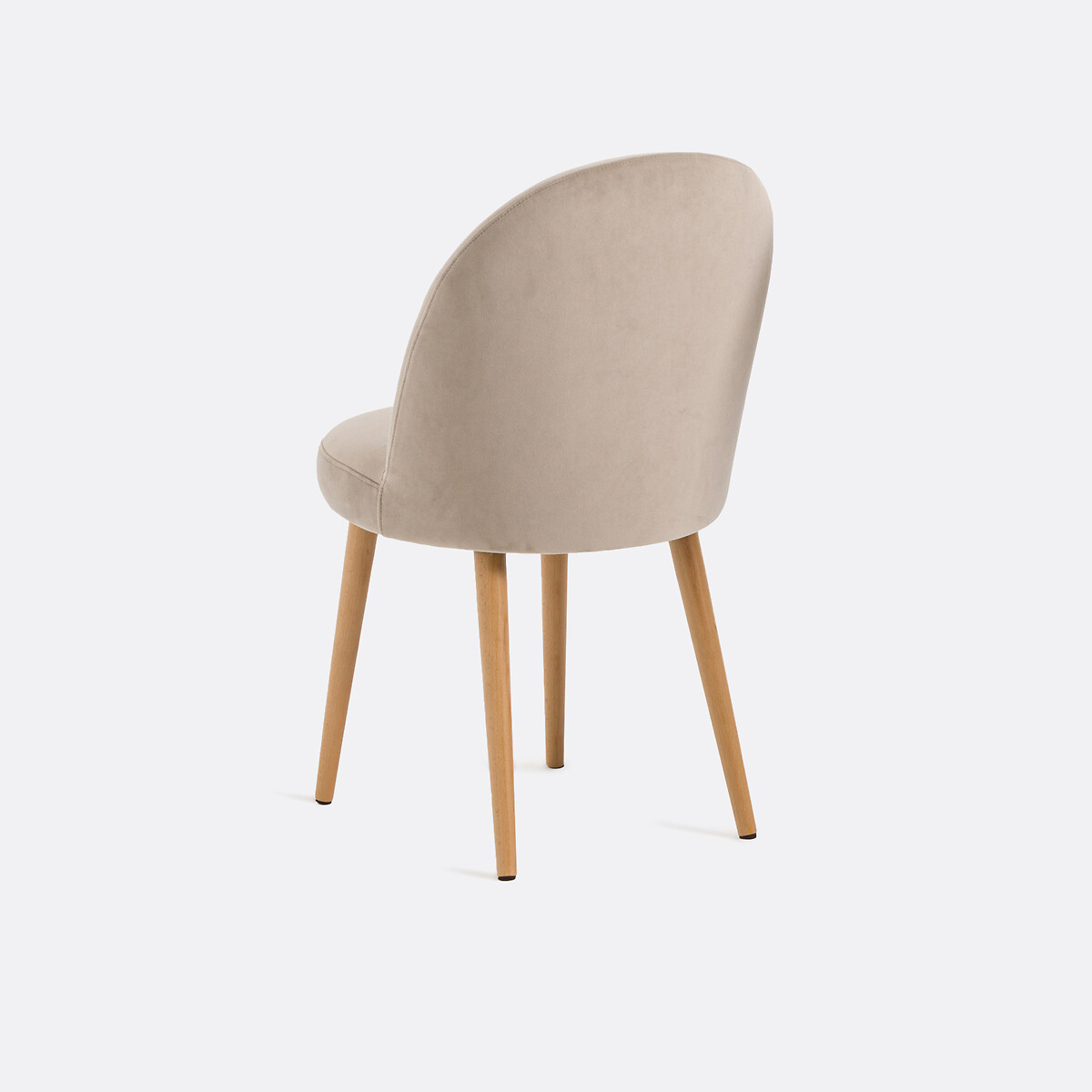 Chaise velours, Inès beige, LA REDOUTE INTERIEURS