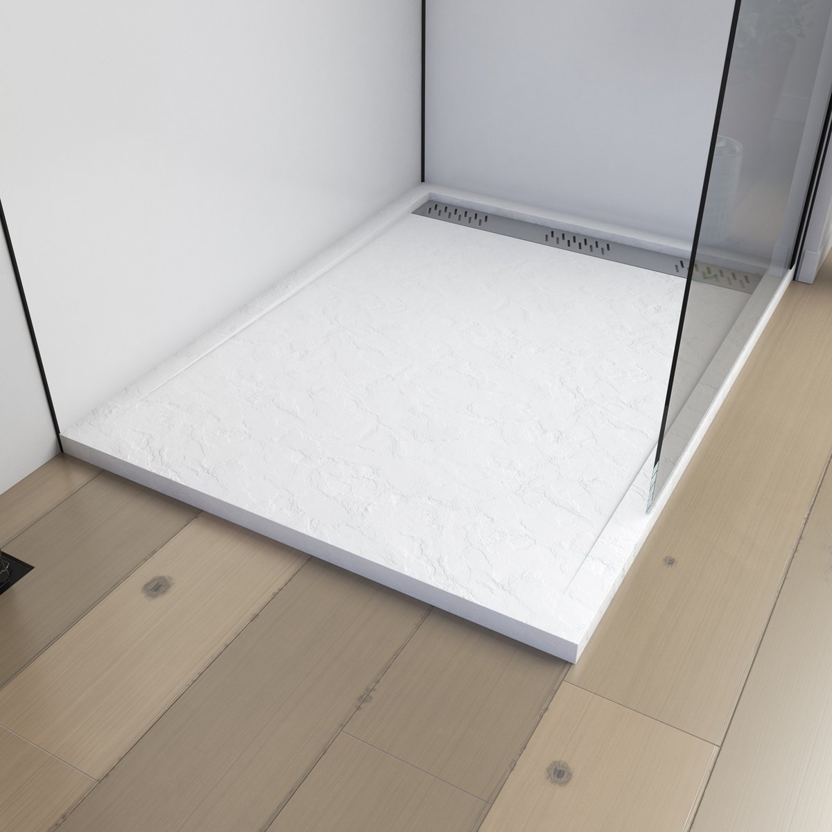 Receveur extra plat blanc, HOME MAISON