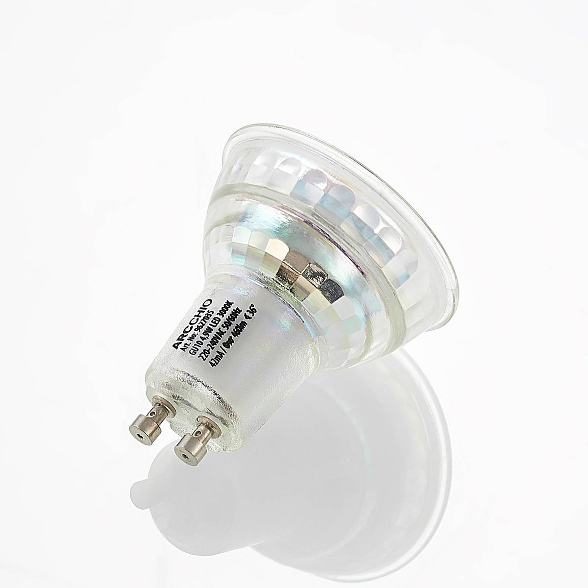 Ampoule GU10 en verreLED, Gu10 LED 4,5W couleur unique, ARCCHIO