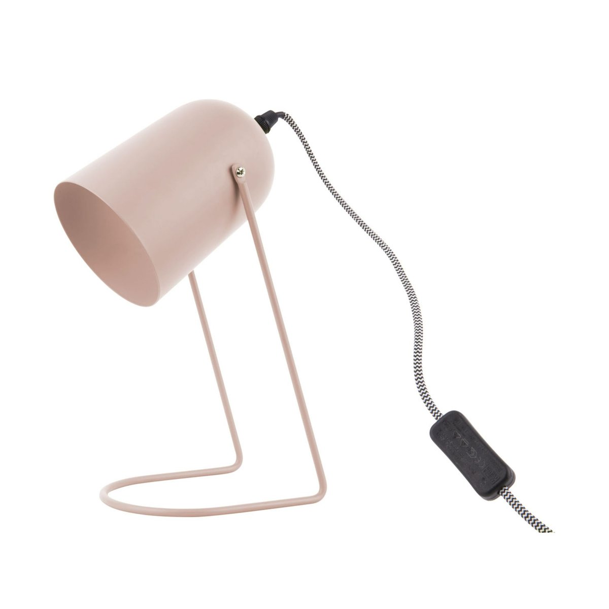 Lampe À Poser Le fer ENCHANT rose, LEITMOTIV