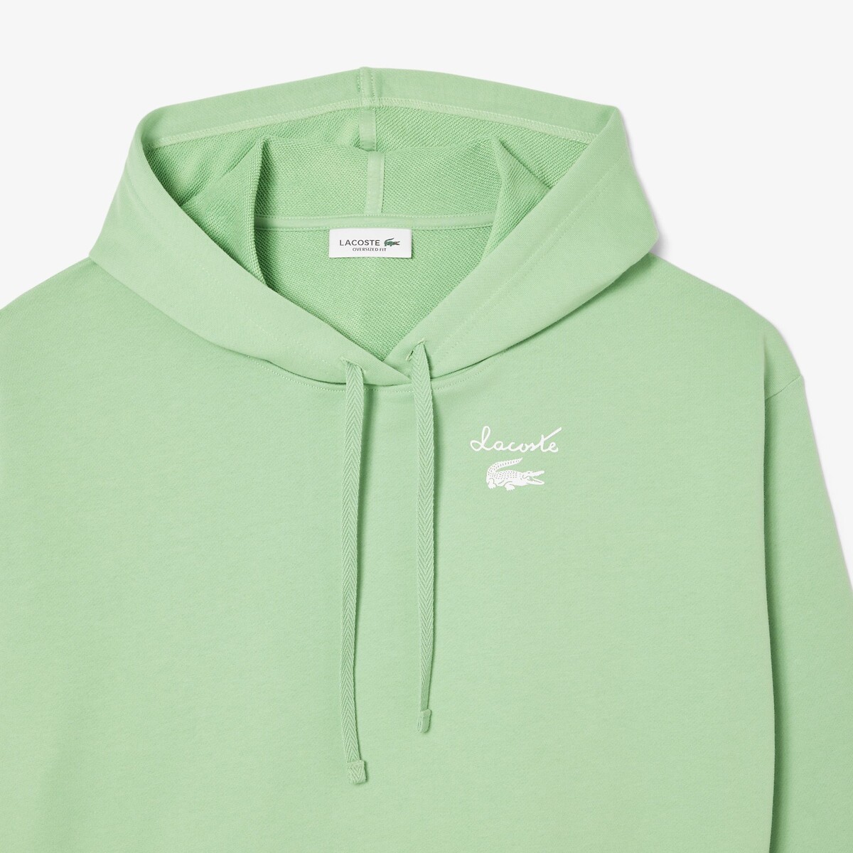 Oversized hoodie groen , LACOSTE