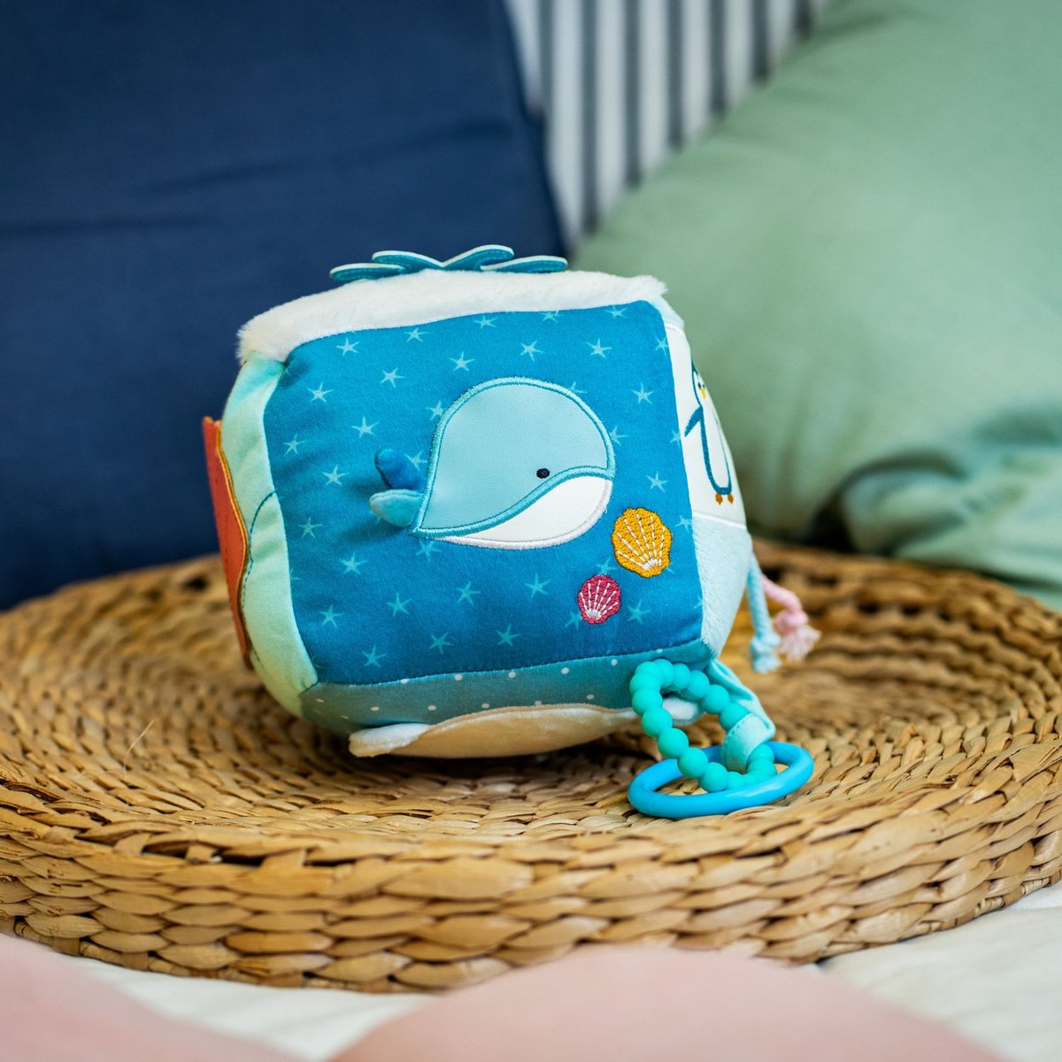 Cube d'éveil et d'activités océan  multicolore, LITTLE BIG FRIENDS