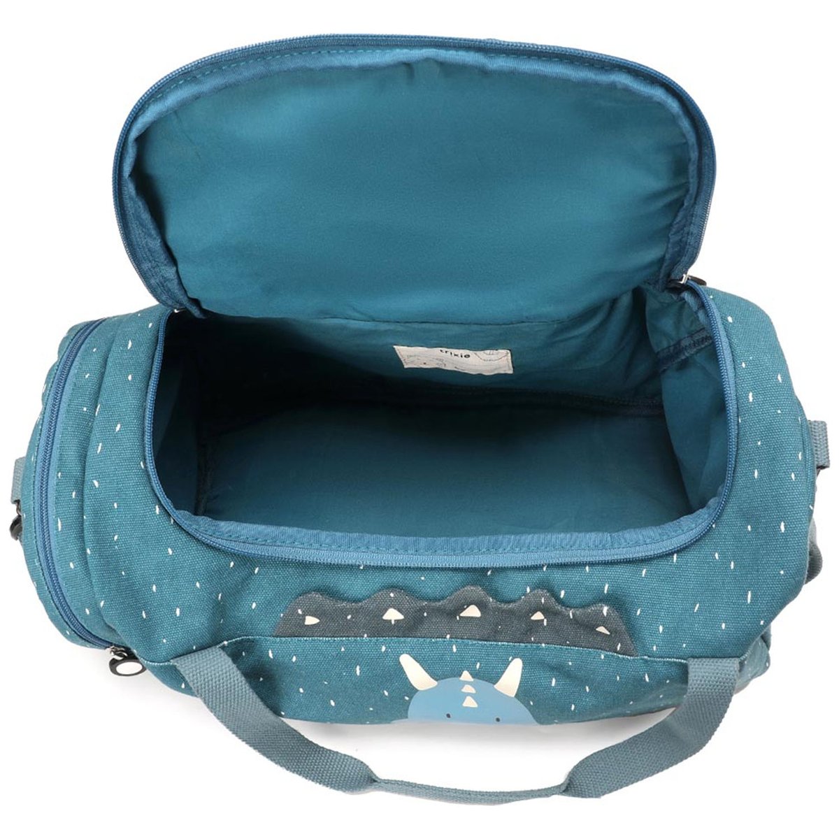 Sac de sport enfant bleu, blanc, gris, TRIXIE