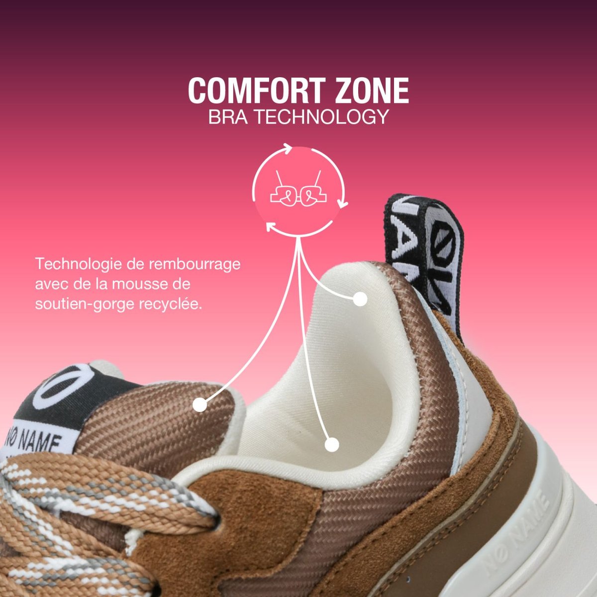 Sneakers à lacets NOLLIE SNEAKER blanc, NO NAME