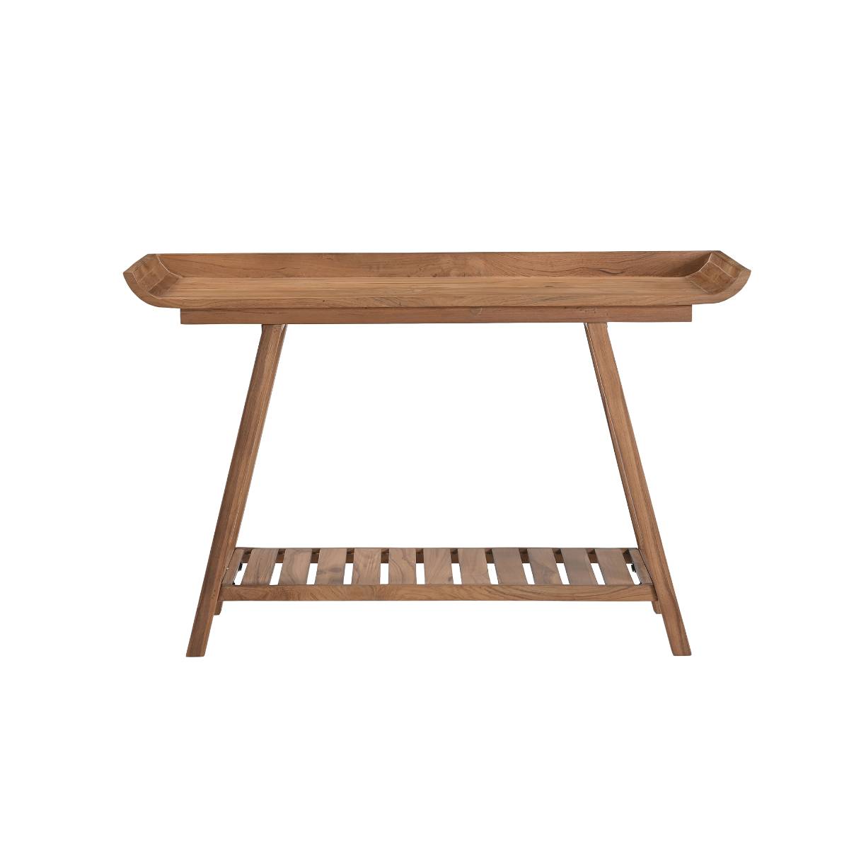 Console en bois de teck AMBER bois clair, MADE IN MEUBLES
