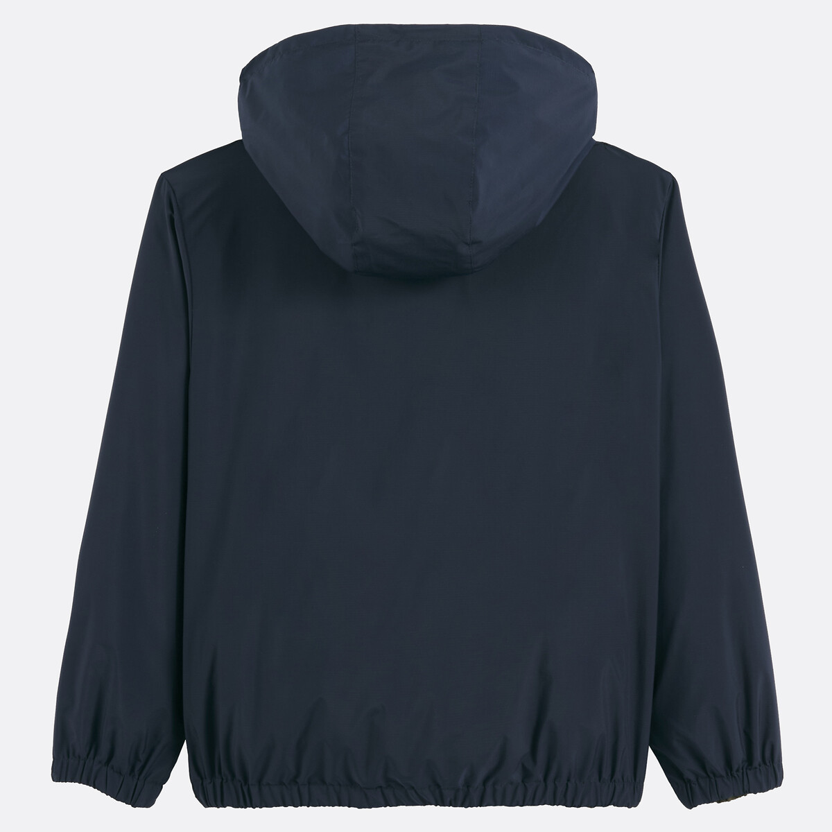 Blouson coupe-vent à capuche, réversible marine/kaki, LA REDOUTE COLLECTIONS