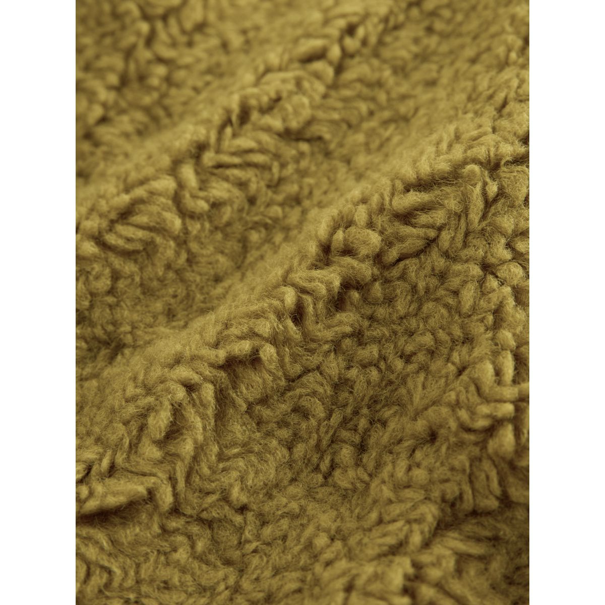 Blouson aviateur imitation peau de mouton vert olive, NEXT