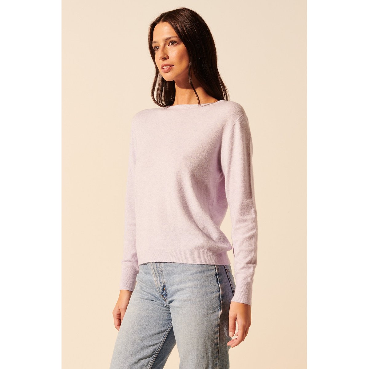 Pull manches longues STEFANO violet lilas, BENOA