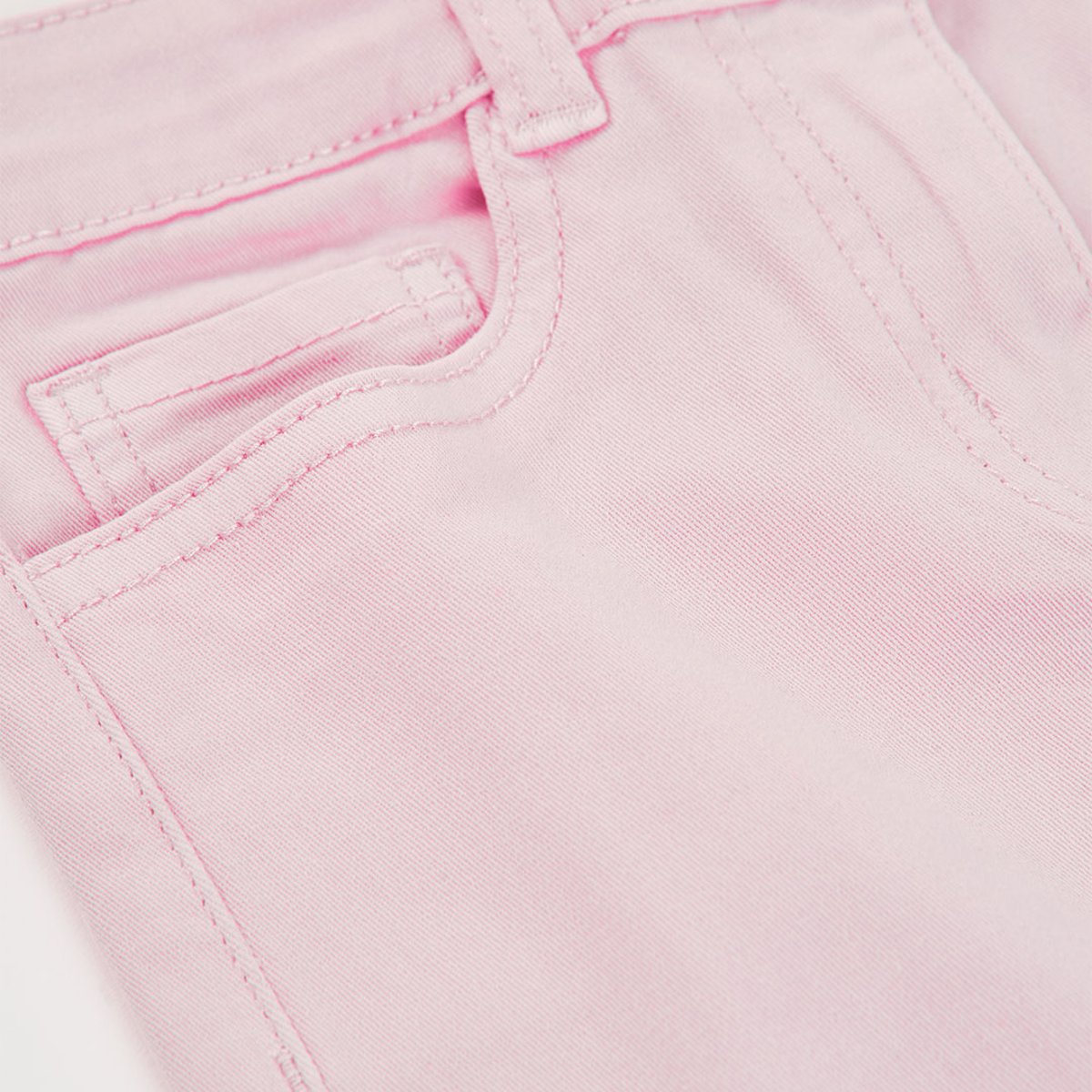 Pantalon fille en coton rose, BOBOLI