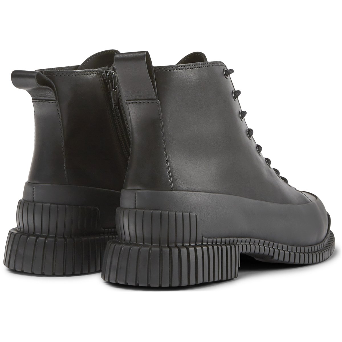 Bottines À Lacets Cuir Pix noir, CAMPER