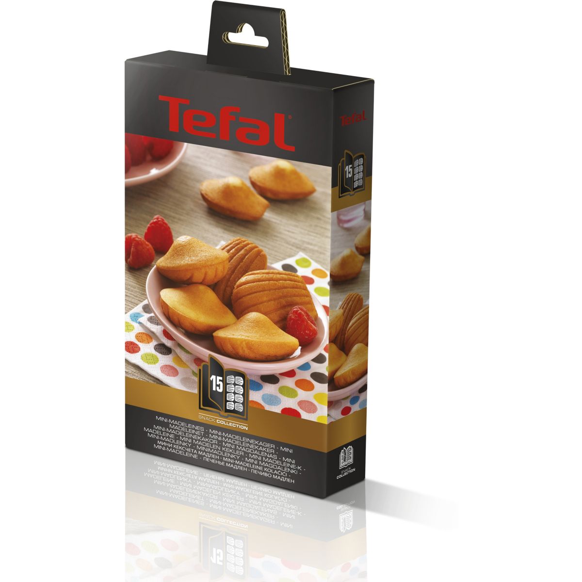 Plaque XA801512 - madeleine snack collection couleur unique, TEFAL