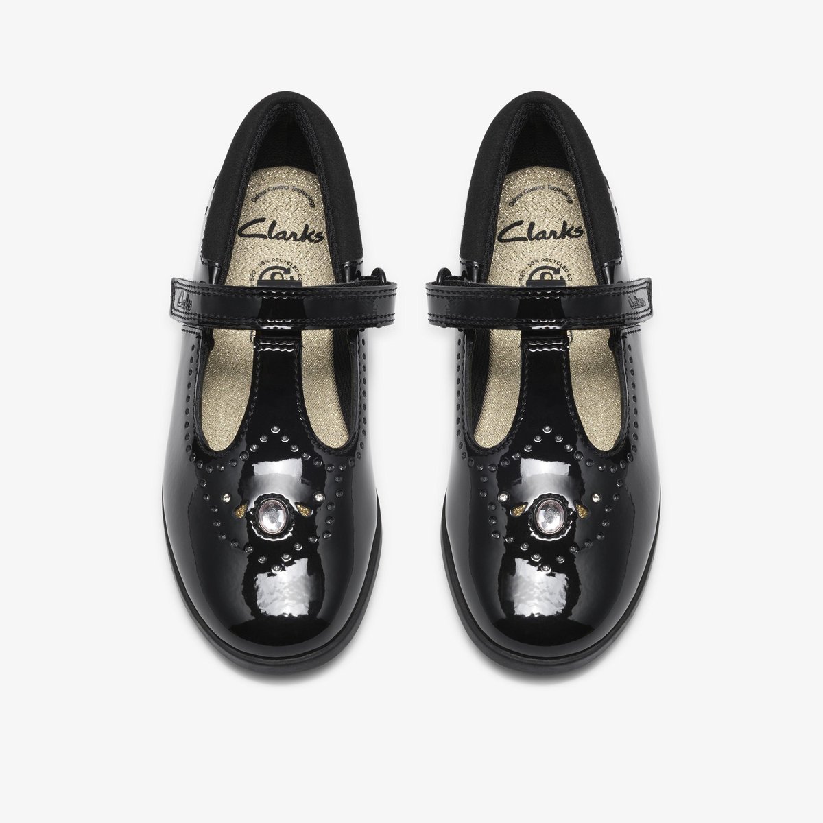 Derbies Brevet Coupe Large LOCK WISH K noir, CLARKS