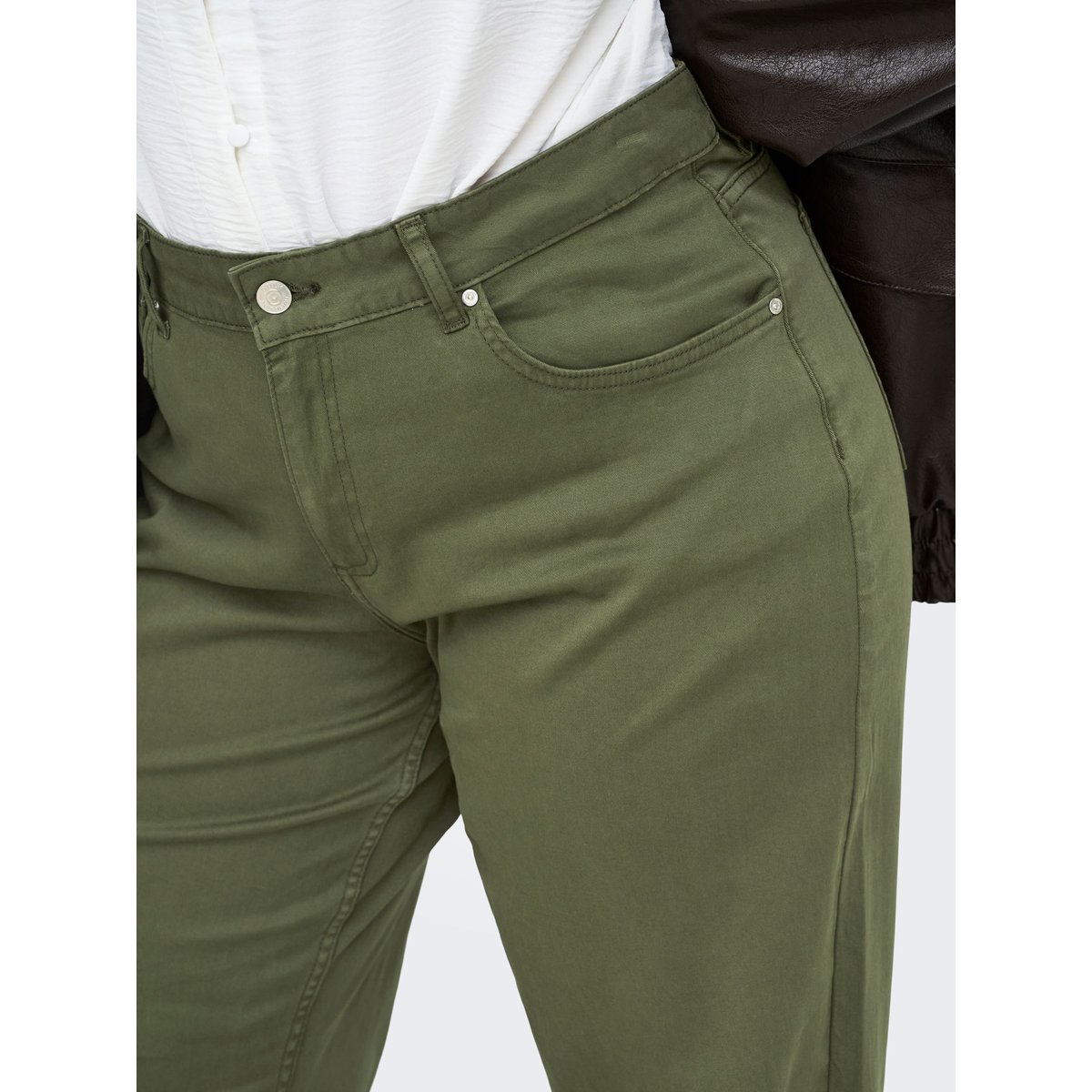Pantalon verte - kalamata 1, ONLY CARMAKOMA