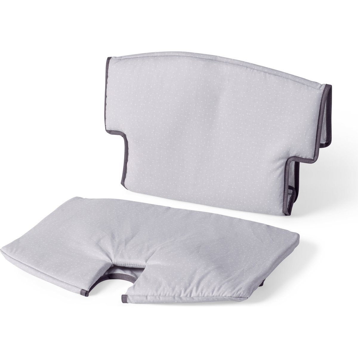 Coussin pour chaise haute Syt gris, blanc, GEUTHER