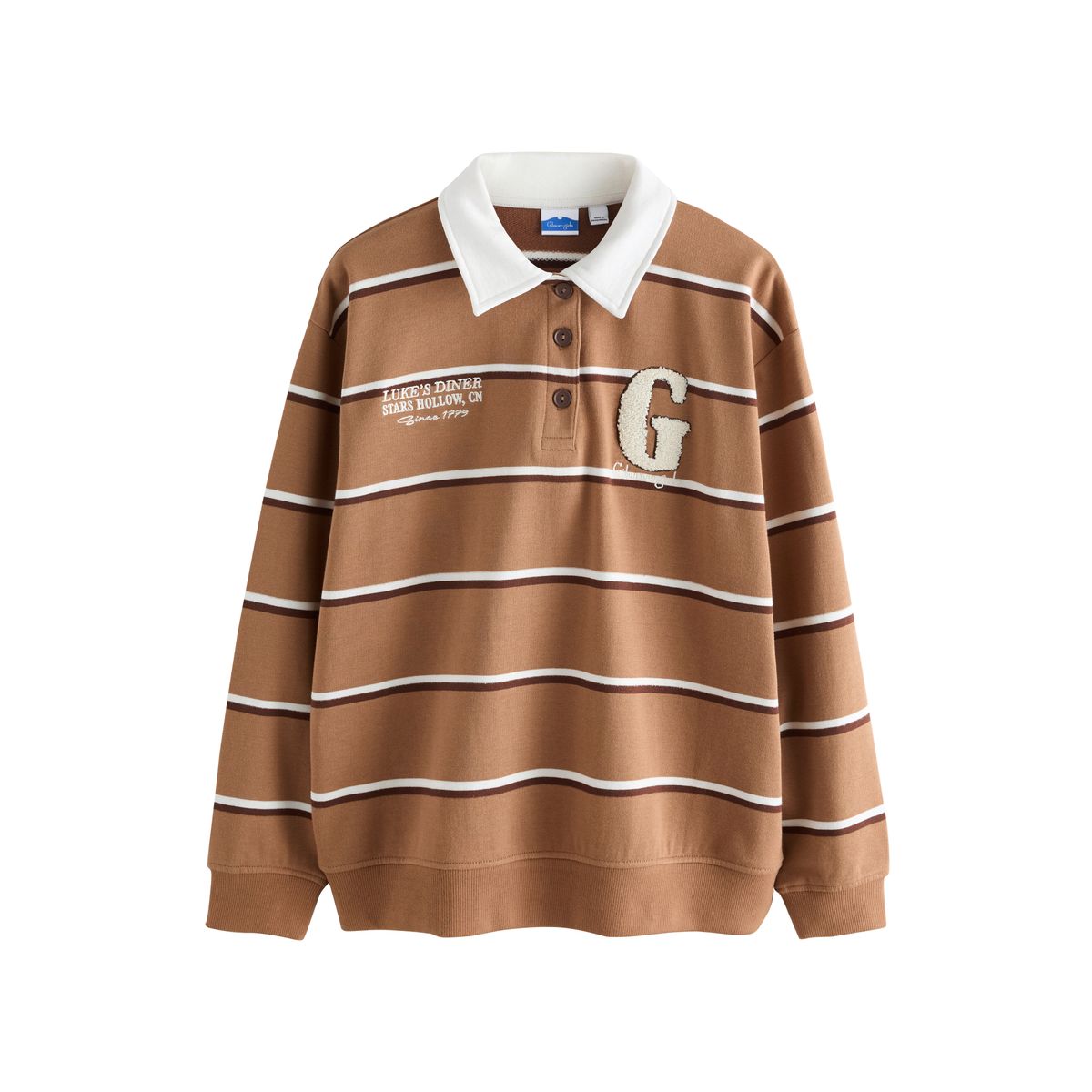 Maillot de rugby à rayures gilmore marron, NEXT