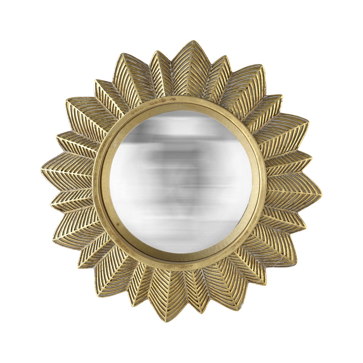 Miroir soleil convexe 23cm or, EMDE
