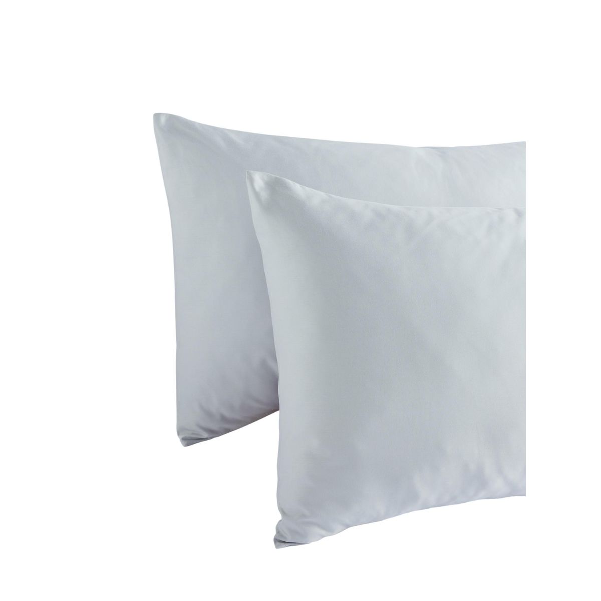Taie en satin collection luxe, lot de 2 argent, NEXT