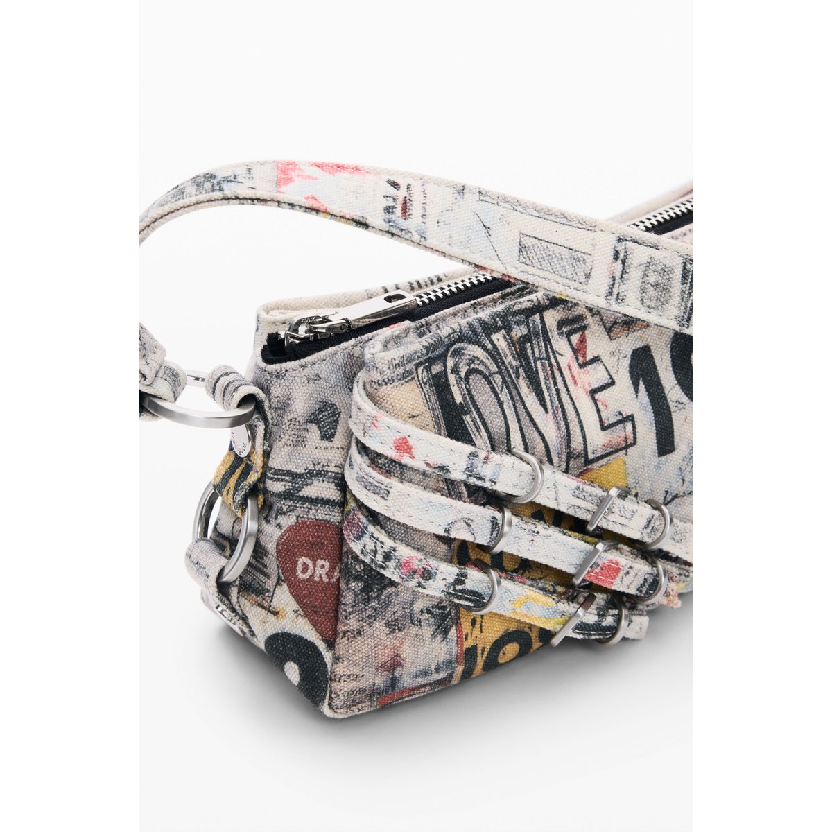Petit sac imprimé multicolore, DESIGUAL