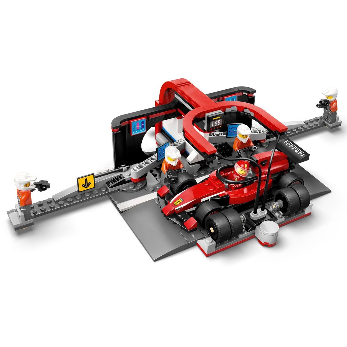 LEGO City - Arrêt au stand de F1 avec voiture Ferrari - 60443 multicolore, LEGO