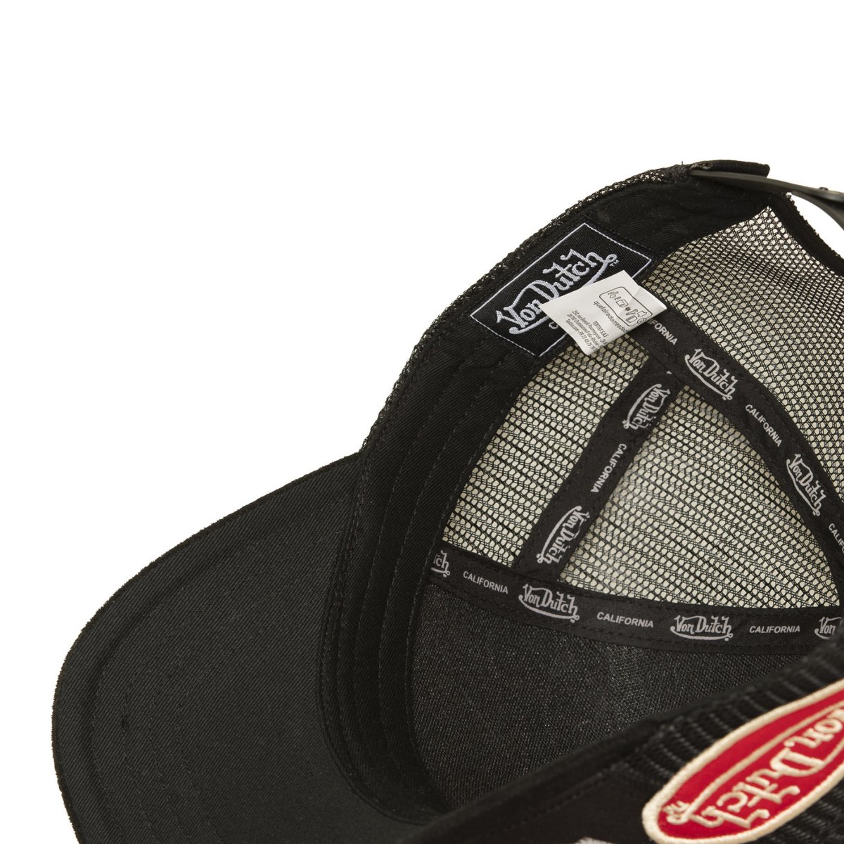 Casquette Trucker PINUP noir/orange/blanc, VON DUTCH