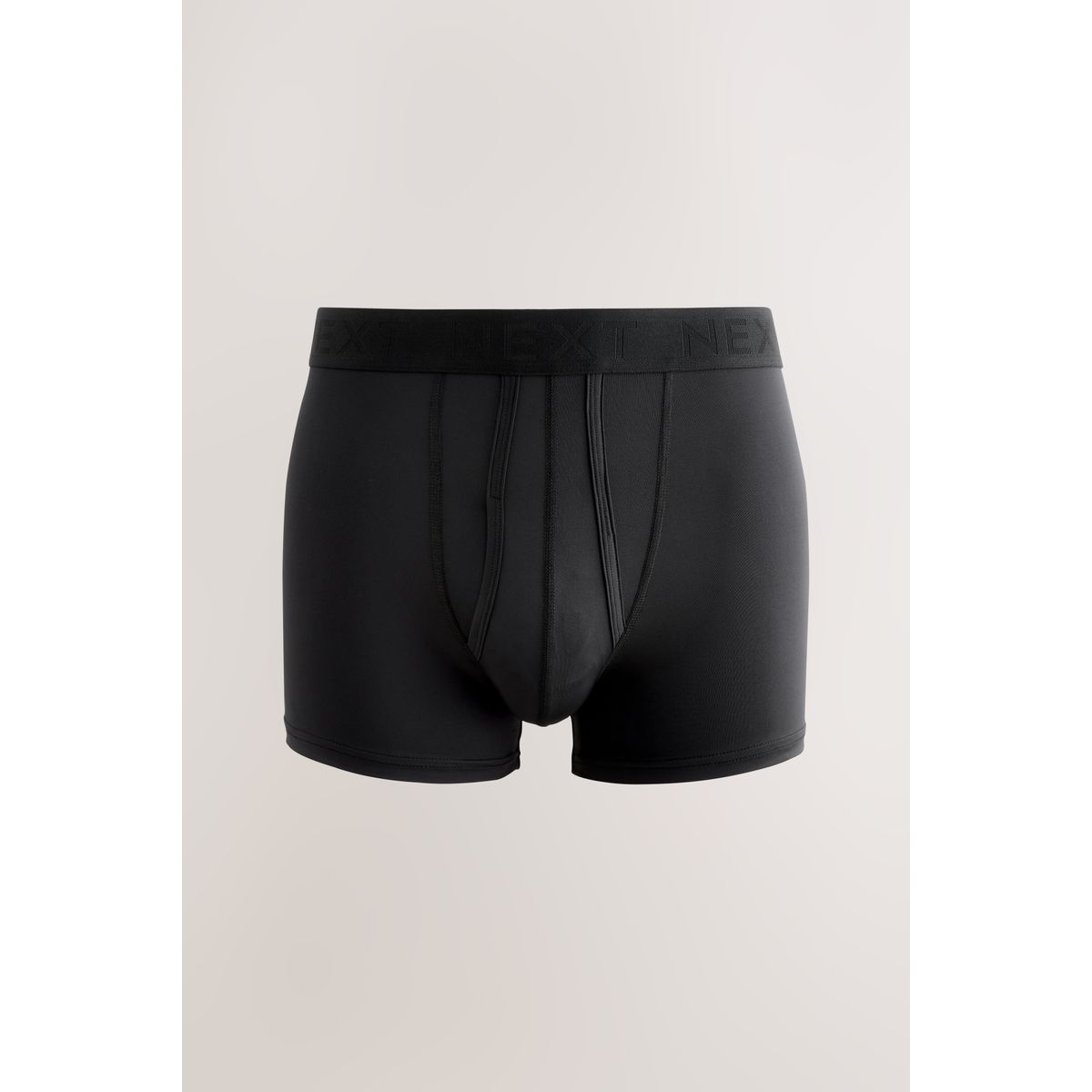 Boxer avec ouverture sur le devant en coton motionflex noir, NEXT