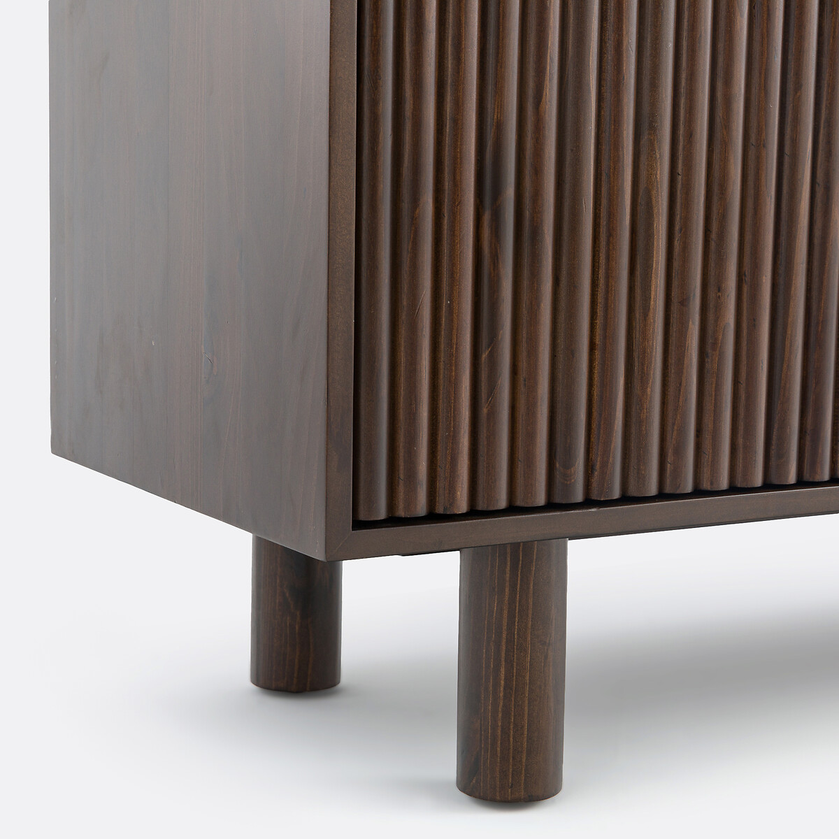 Sideboard Sevan mit 4 Türen, Kiefer massiv dunkles holz, LA REDOUTE INTERIEURS