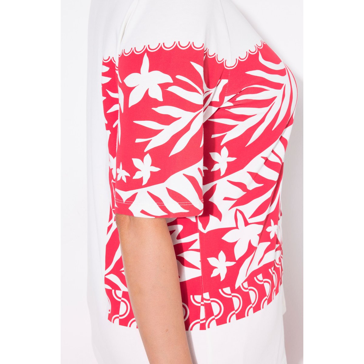 T-shirt blanc cassé, ULLA POPKEN
